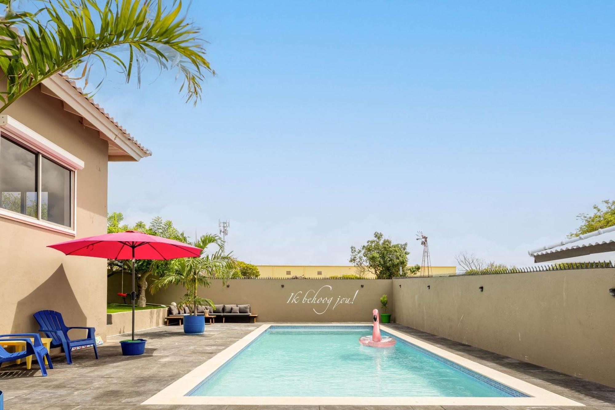 Familiewoning Met Prive Zwembad Villa Willemstad Eksteriør billede